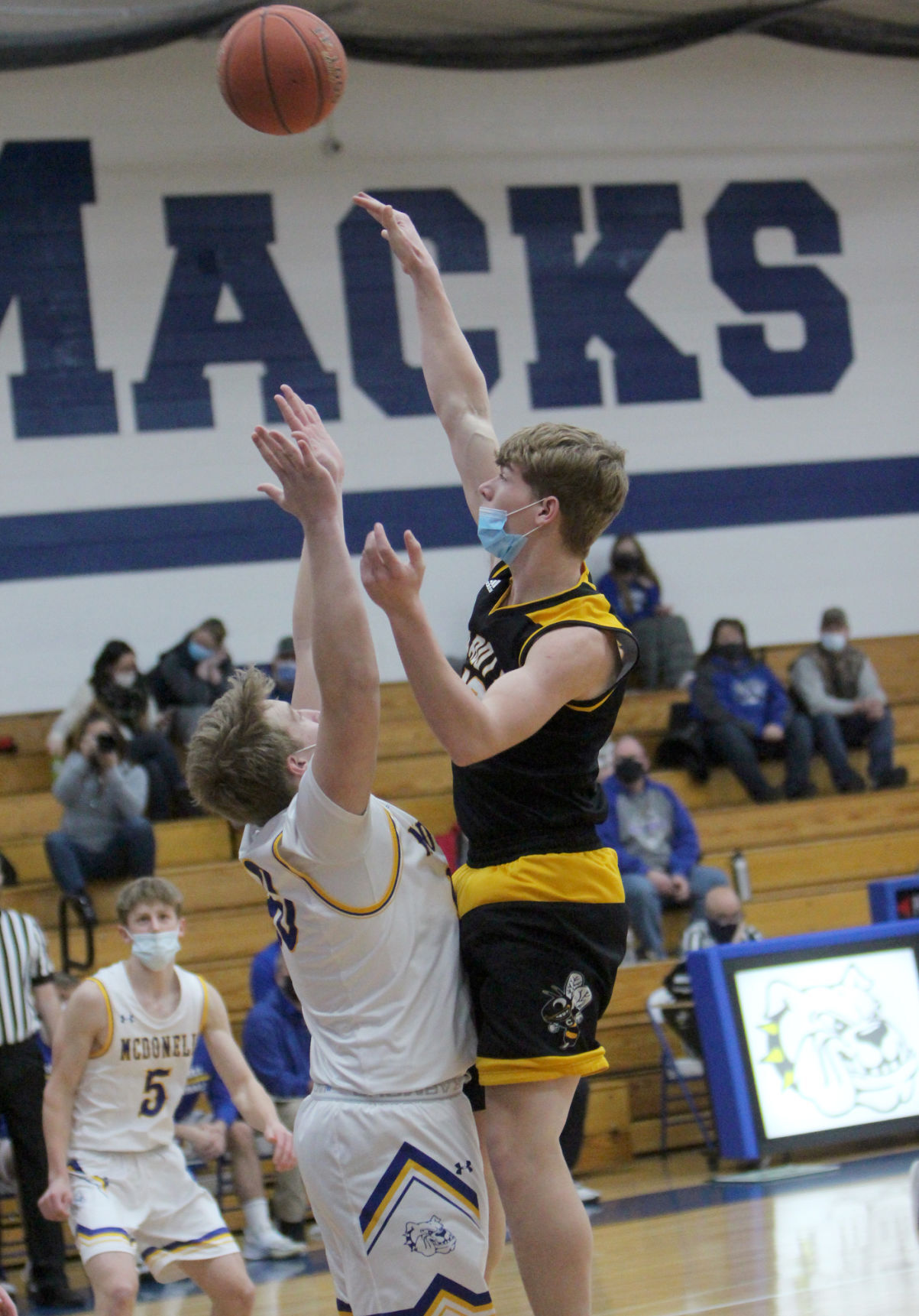 Cadott at McDonell boys basketball 1-18-21
